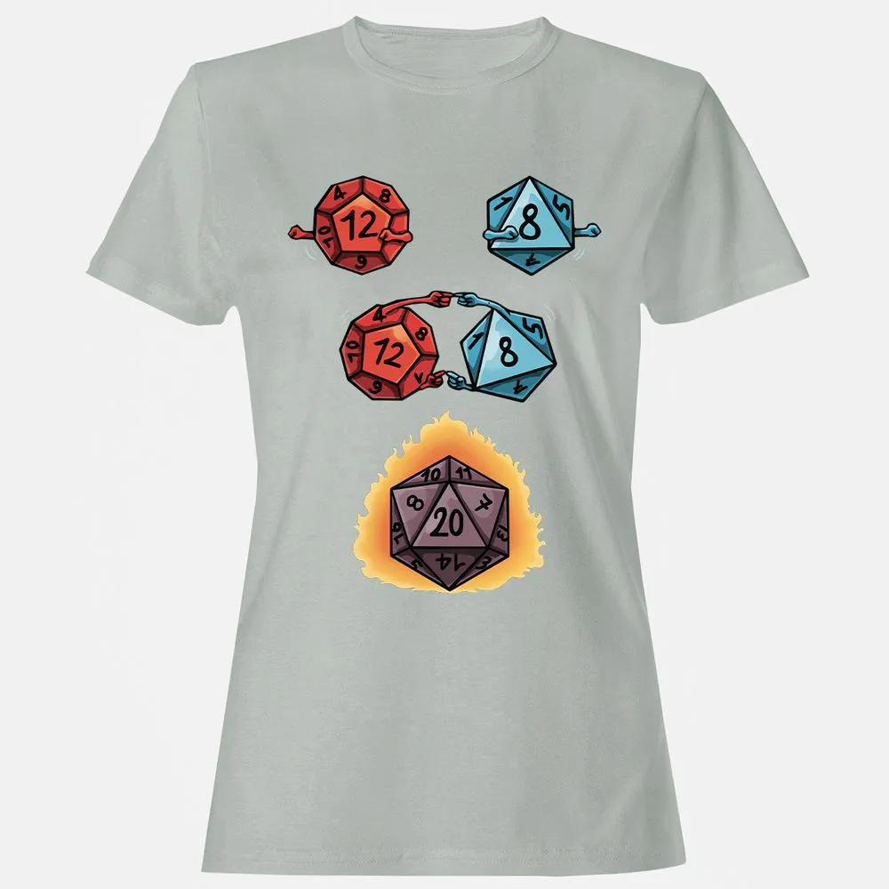 Dice Fusion RPG Women's T-Shirt - Ash - 2