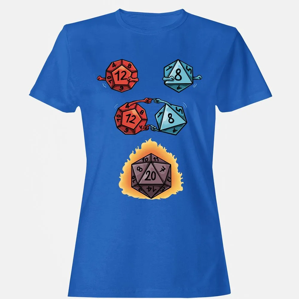 Dice Fusion RPG Women's T-Shirt - Royal - 14