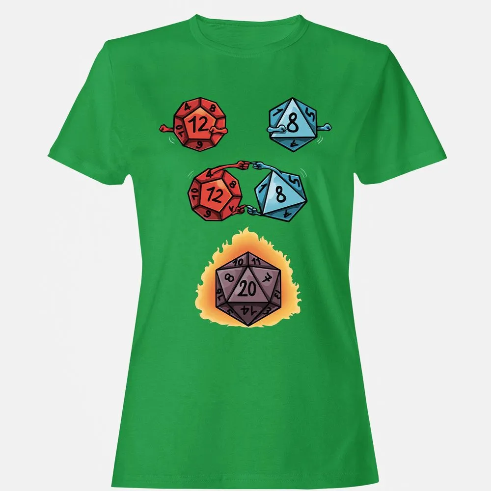 Dice Fusion RPG Women's T-Shirt - Irish Green - 7