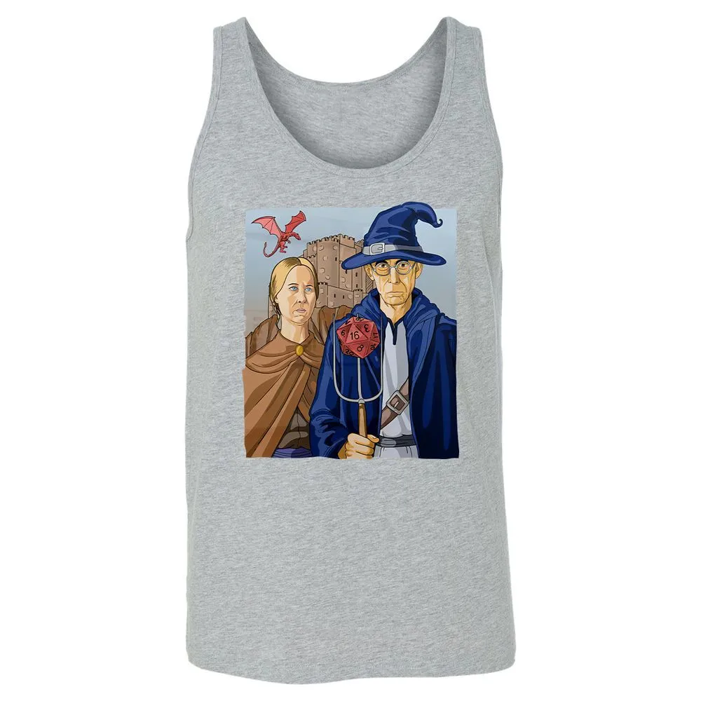 DnD Gothic Unisex Jersey Tank - Athletic Heather - 4