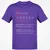 SRE Stats Classic Unisex T-Shirt - Purple - 9