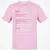 SRE Stats Classic Unisex T-Shirt - Light Pink - 5
