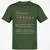 SRE Stats Classic Unisex T-Shirt - Military Green - 6