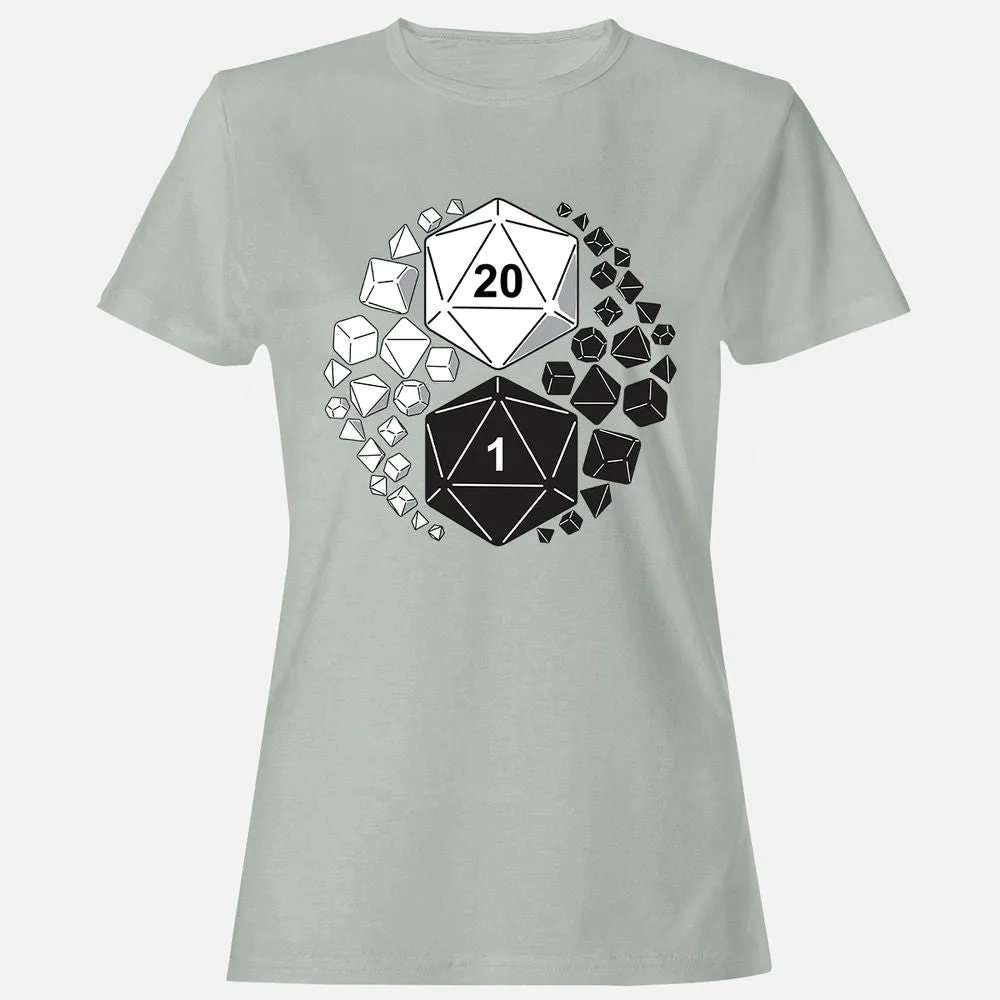 Gaming Yin Yang Women's T-Shirt - Ash - 2