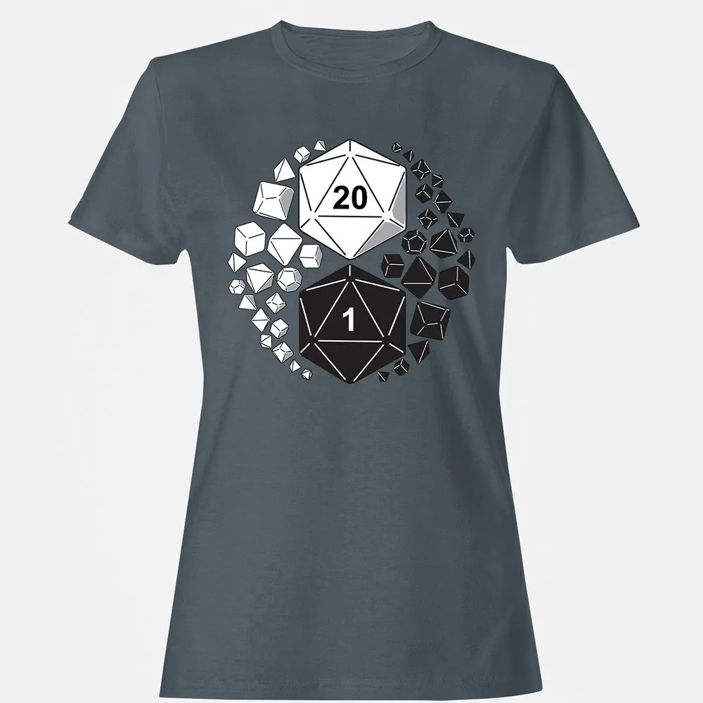Gaming Yin Yang Women's T-Shirt - Charcoal - 3