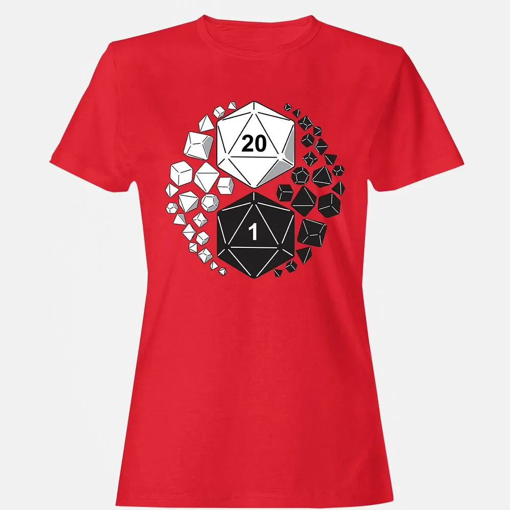 Gaming Yin Yang Women's T-Shirt - Red - 13