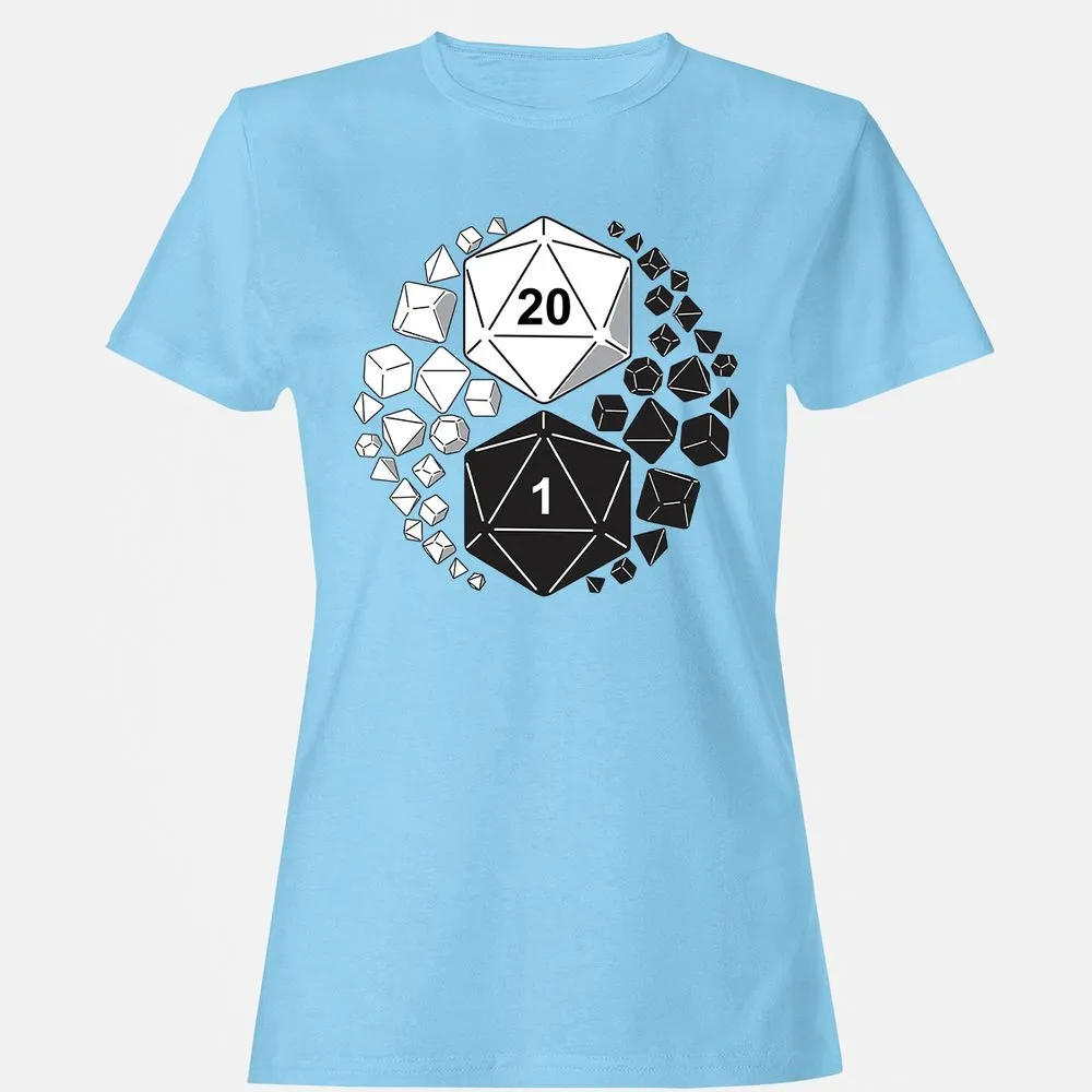 Gaming Yin Yang Women's T-Shirt - Light Blue - 8