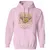 Because I'm The Dm That's Why Classic Unisex Hoodie - Light Pink - 3
