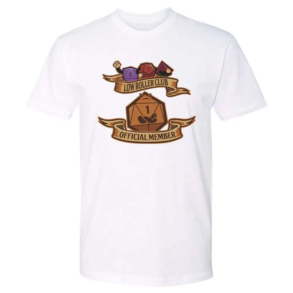 Low Roller Club Premium Unisex T-Shirt - White - 4