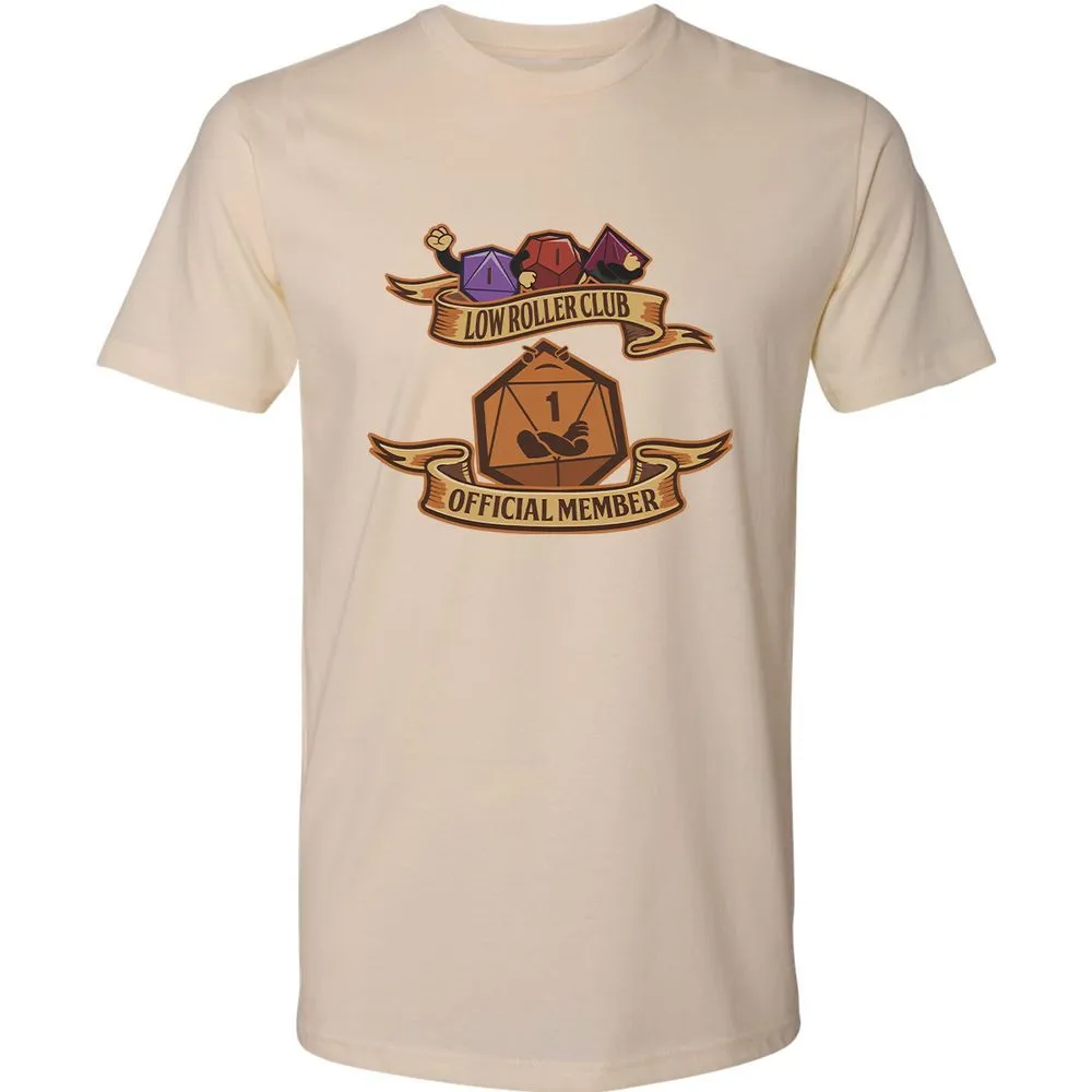 Low Roller Club Premium Unisex T-Shirt - Cream - 14