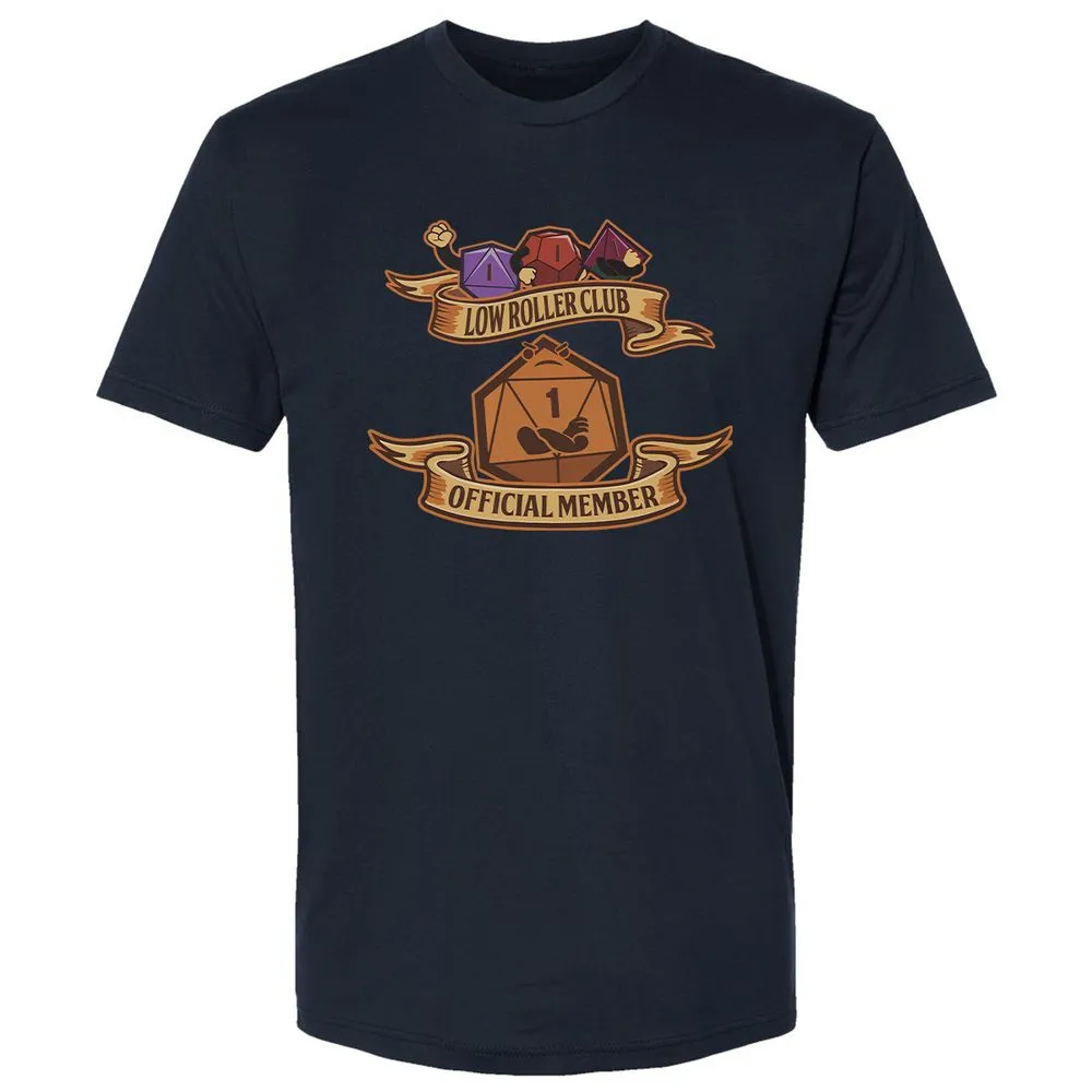 Low Roller Club Premium Unisex T-Shirt - Midnight Navy - 2