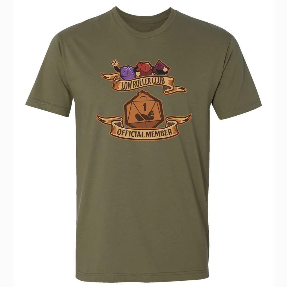 Low Roller Club Premium Unisex T-Shirt - Military Green - 5