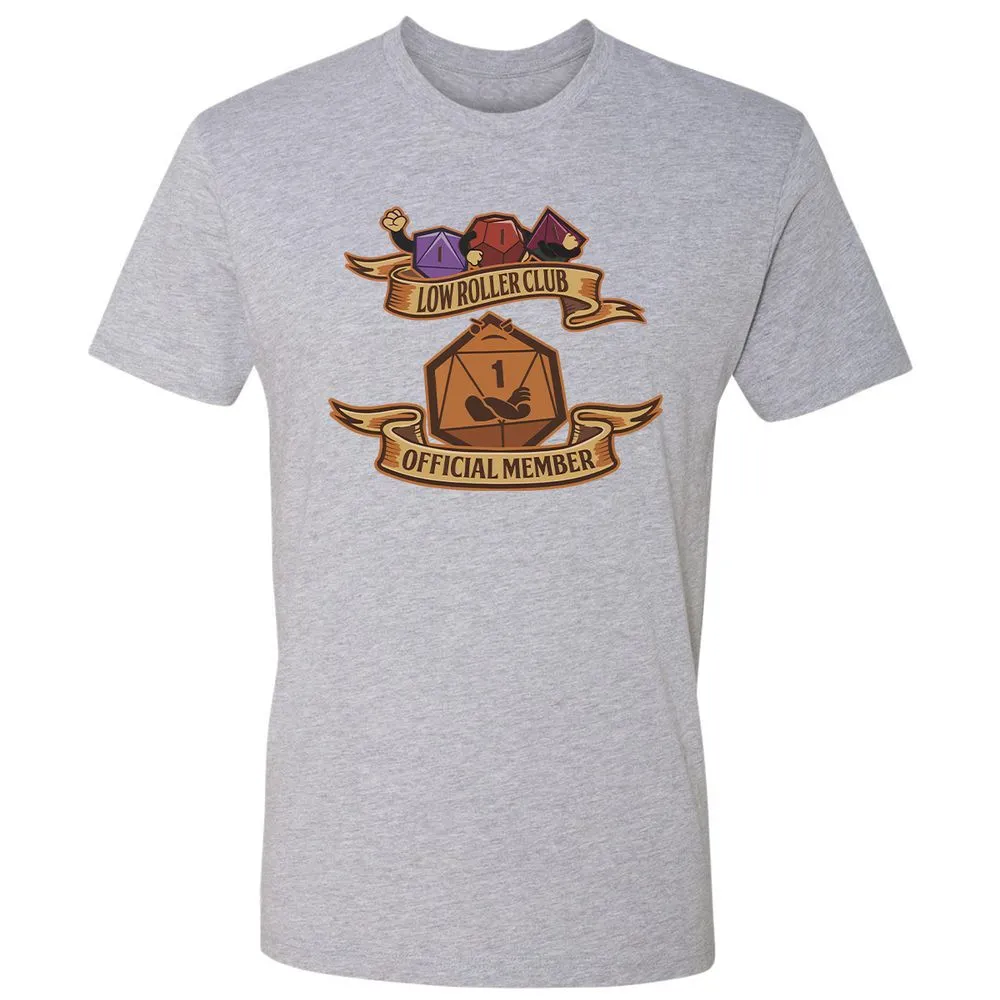 Low Roller Club Premium Unisex T-Shirt - Heather Grey - 9