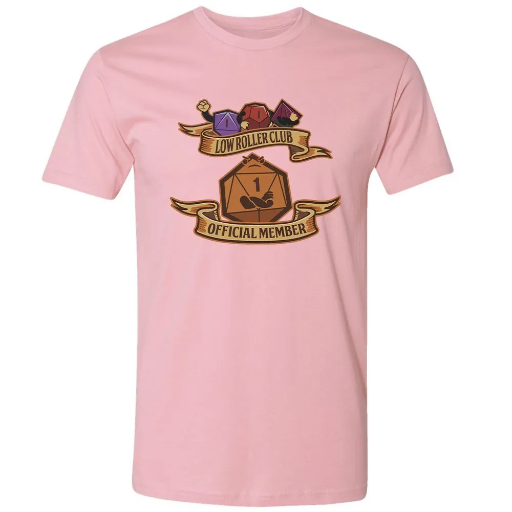 Low Roller Club Premium Unisex T-Shirt - Light Pink - 3