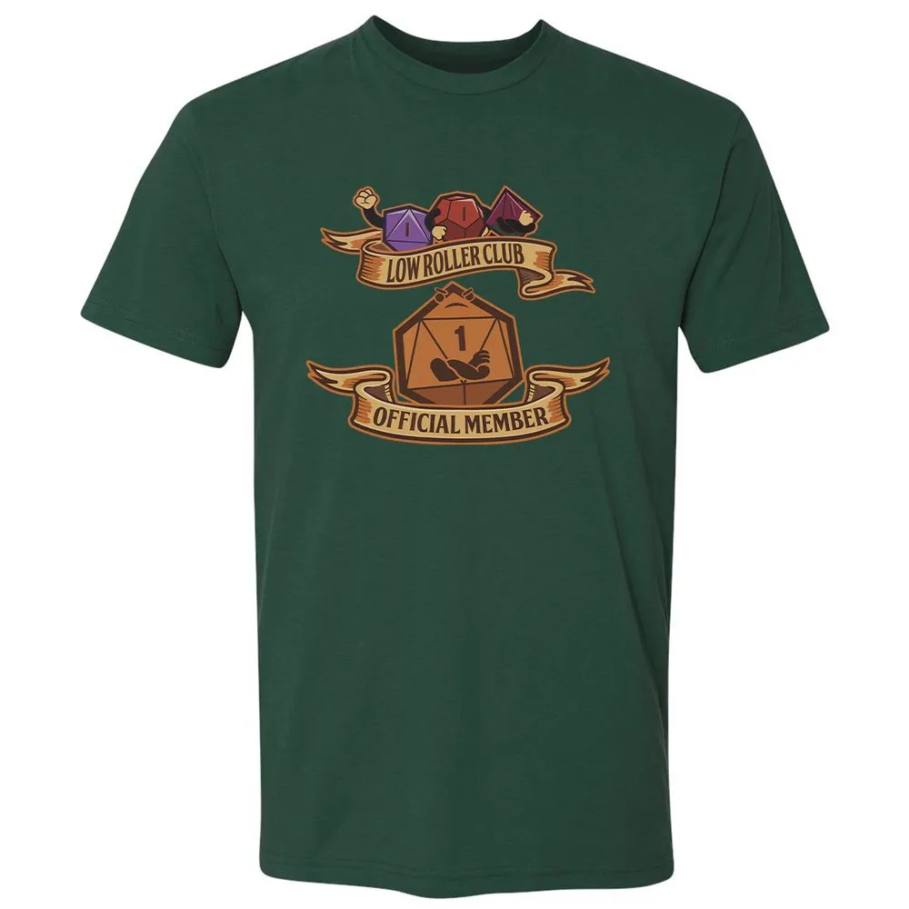 Low Roller Club Premium Unisex T-Shirt - Forest Green - 13
