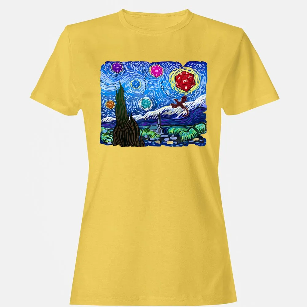 Dragon Starry Night Women's T-Shirt - Daisy - 4