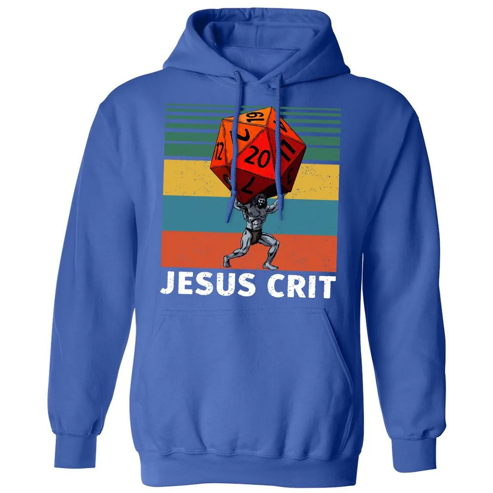 Jesus Crit Classic Unisex Hoodie - Royal - 9