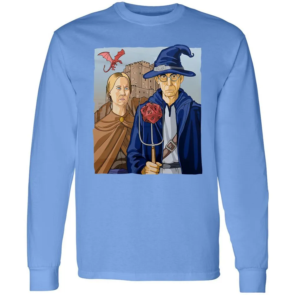 DnD Gothic Long Sleeve T-Shirt - Carolina Blue - 12