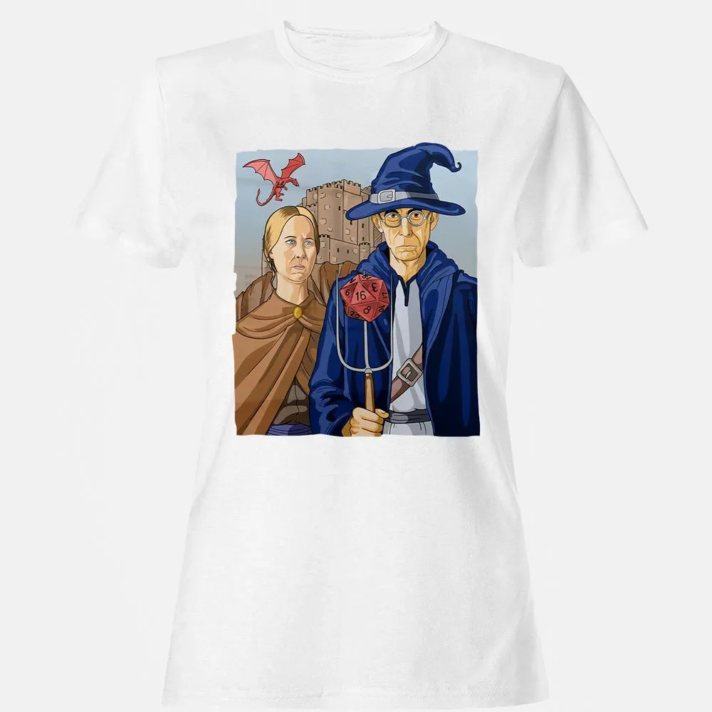 DnD Gothic Women's T-Shirt - White - 16
