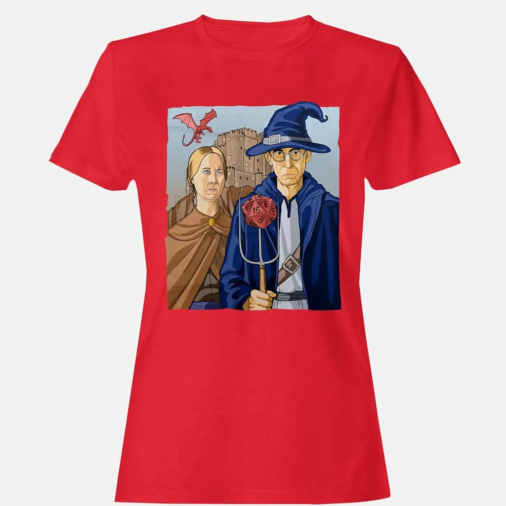 DnD Gothic Women's T-Shirt - Red - 13