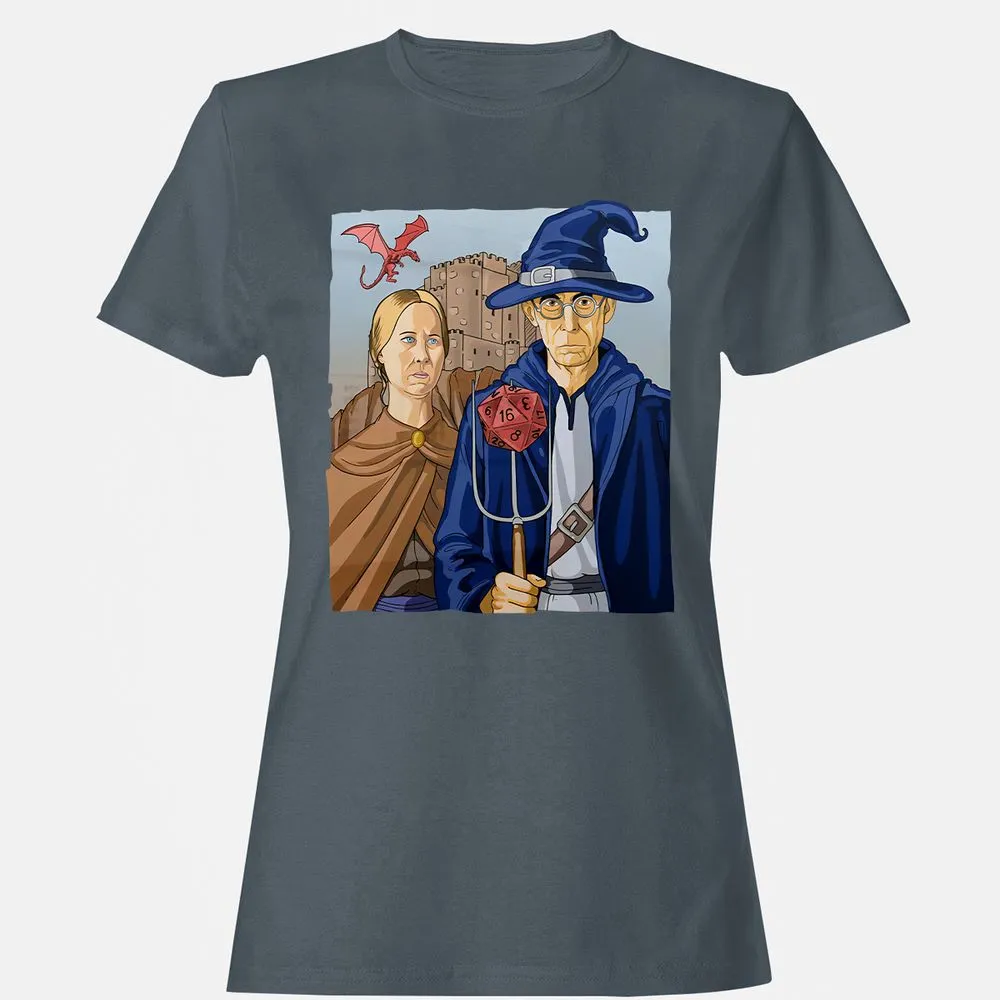 DnD Gothic Women's T-Shirt - Charcoal - 3