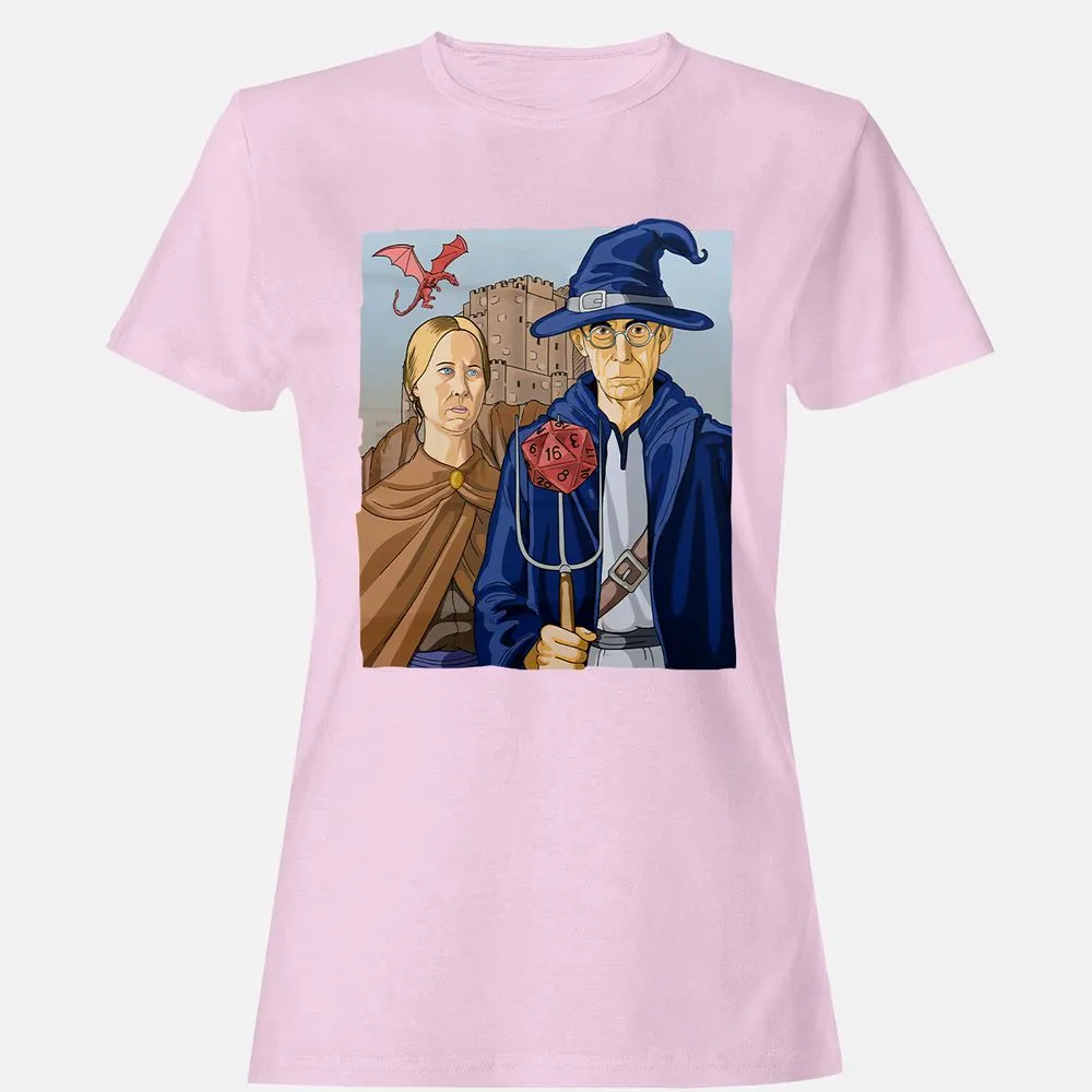 DnD Gothic Women's T-Shirt - Light Pink - 9