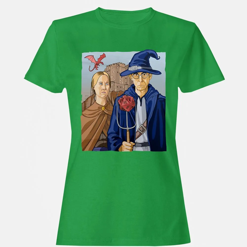 DnD Gothic Women's T-Shirt - Irish Green - 7