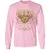 Because I'm The Dm That's Why Long Sleeve T-Shirt - Light Pink - 3