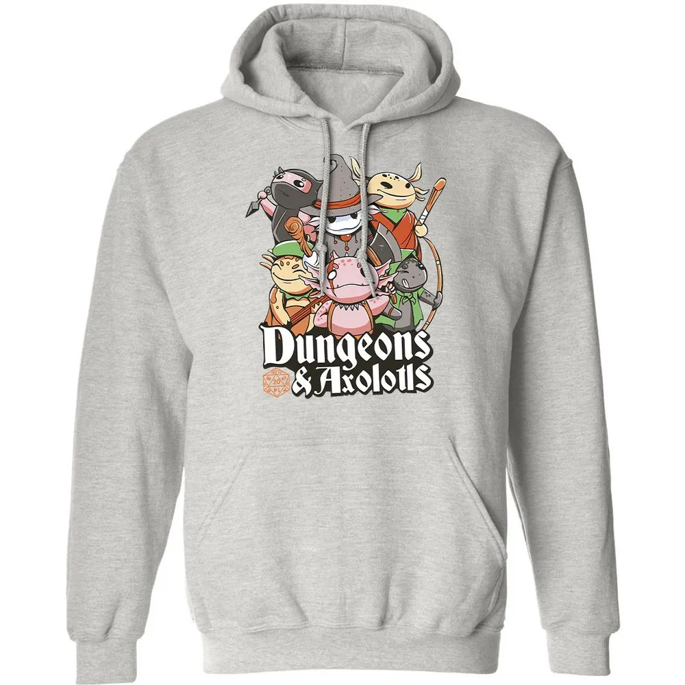 Dungeons And Axolotls Classic Unisex Hoodie - Ash - 8