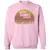 Vintage It's Never Sunny In Barovia Classic Unisex Sweatshirt - Light Pink - 3