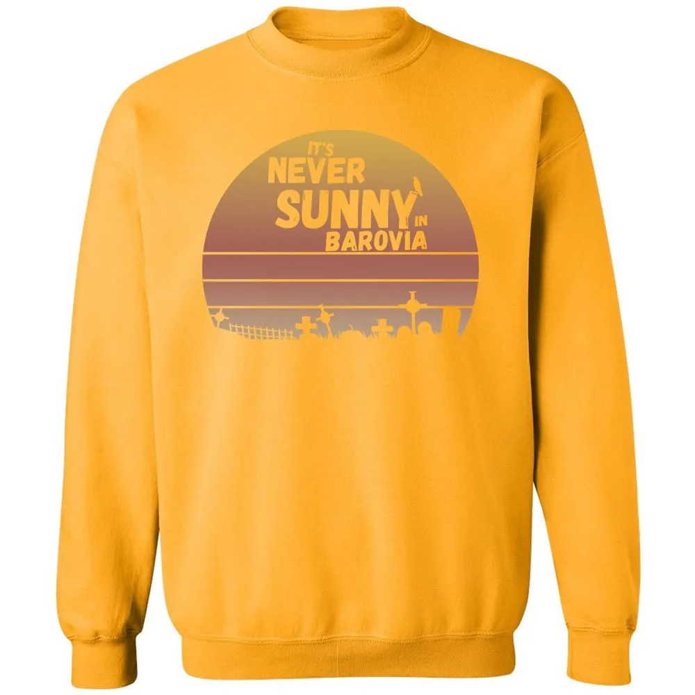 Vintage It's Never Sunny In Barovia Classic Unisex Sweatshirt - Gold - 11