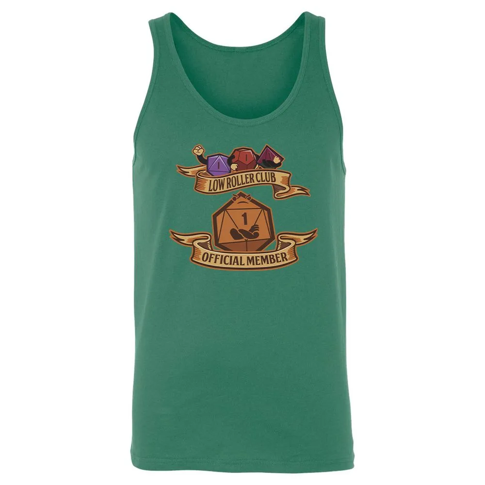 Low Roller Club Unisex Jersey Tank - Kelly - 9