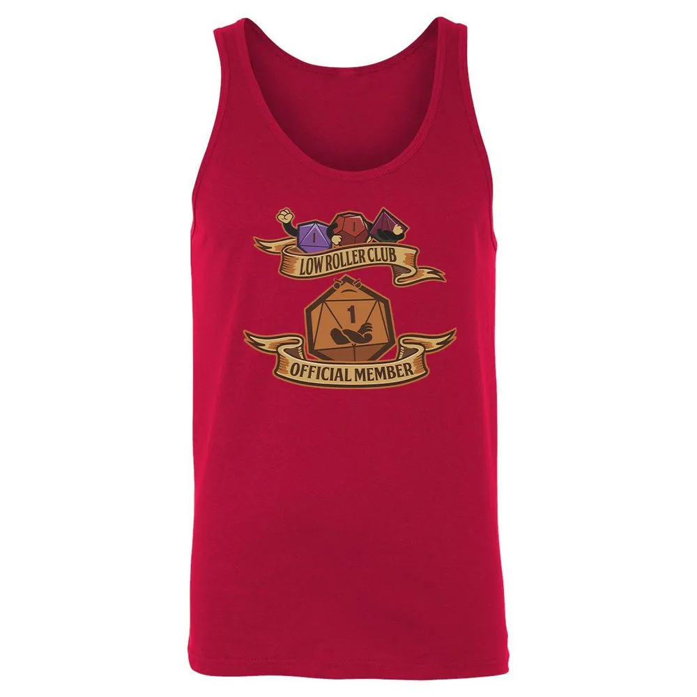 Low Roller Club Unisex Jersey Tank - Red - 11