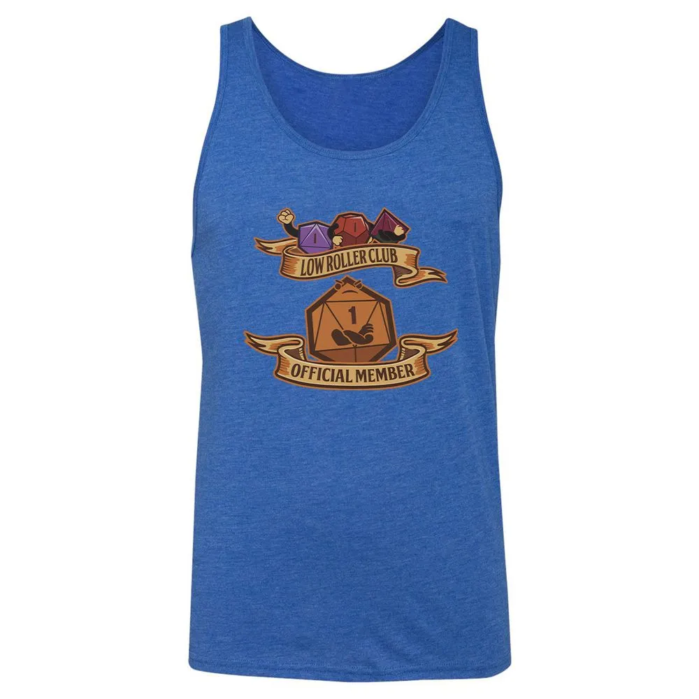 Low Roller Club Unisex Jersey Tank - True Royal Triblend - 12