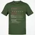 Accountant Stats Classic Unisex T-Shirt - Military Green - 6