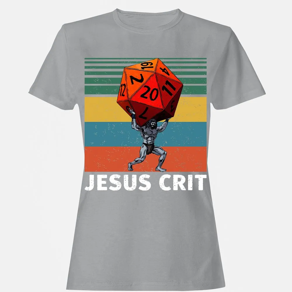 Jesus Crit Women's T-Shirt - Sport Grey - 15