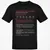 Frontend Developer Stats Classic Unisex T-Shirt - Black - 1