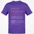 Frontend Developer Stats Classic Unisex T-Shirt - Purple - 9