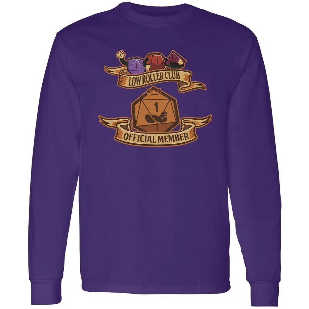Low Roller Club Long Sleeve T-Shirt - Purple - 13
