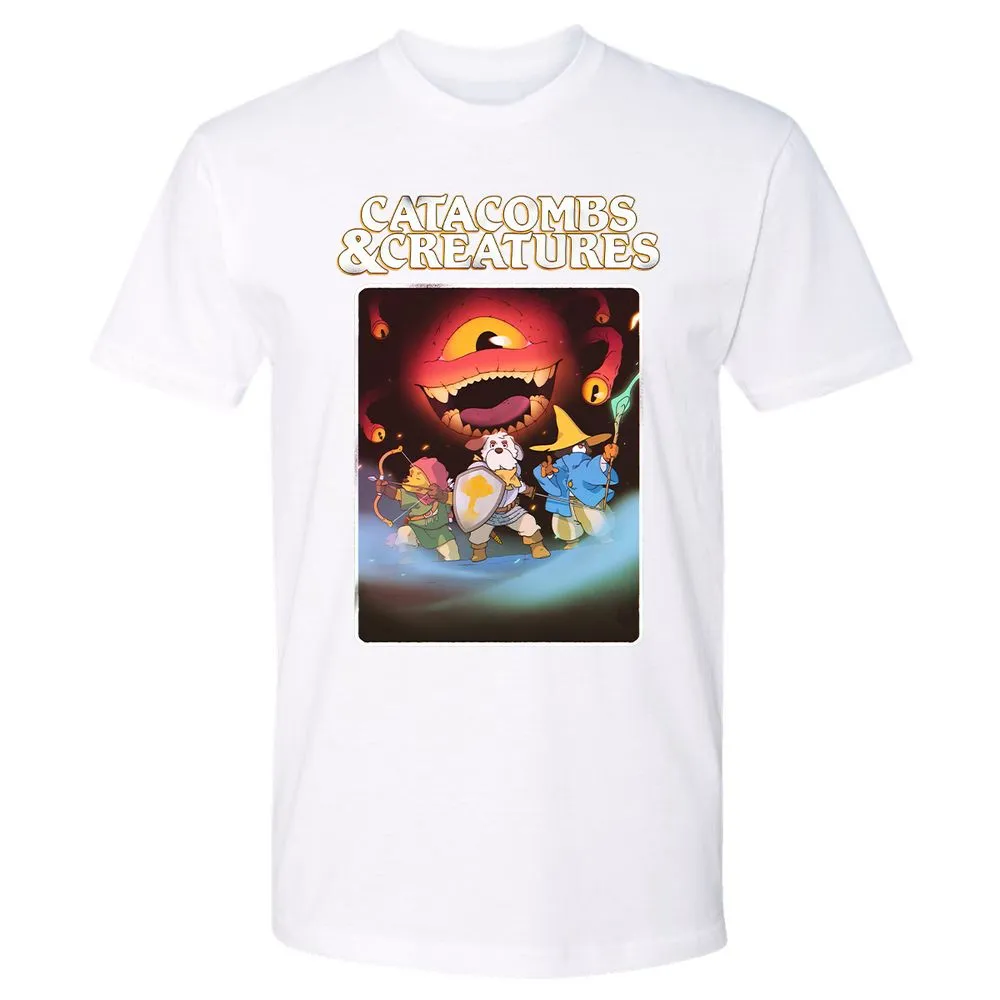 Catacombs & Creatures Premium Unisex T-Shirt - White - 4