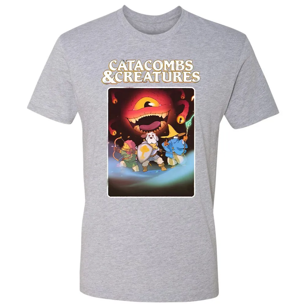 Catacombs & Creatures Premium Unisex T-Shirt - Heather Grey - 9