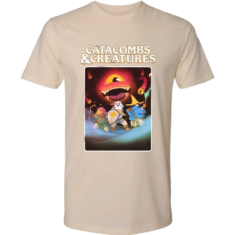 Catacombs & Creatures Premium Unisex T-Shirt - Cream - 14