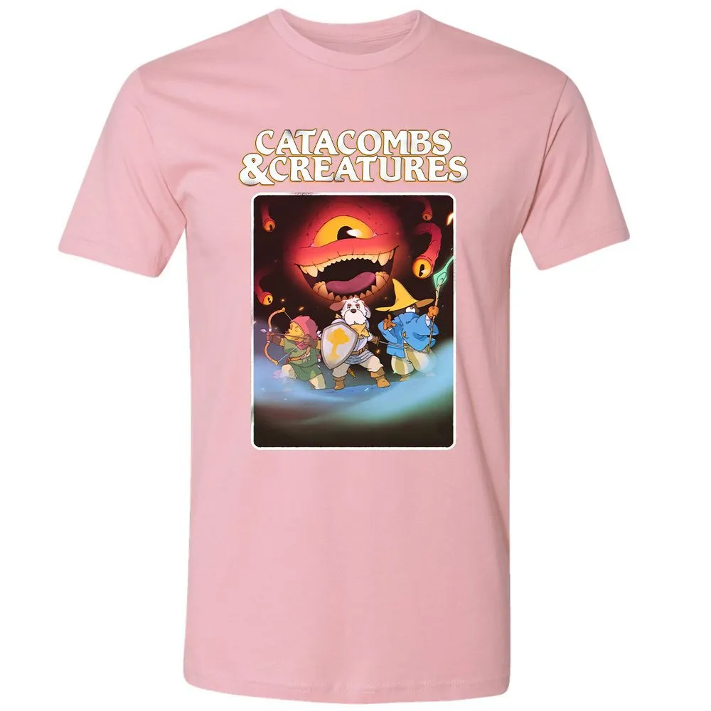 Catacombs & Creatures Premium Unisex T-Shirt - Light Pink - 3