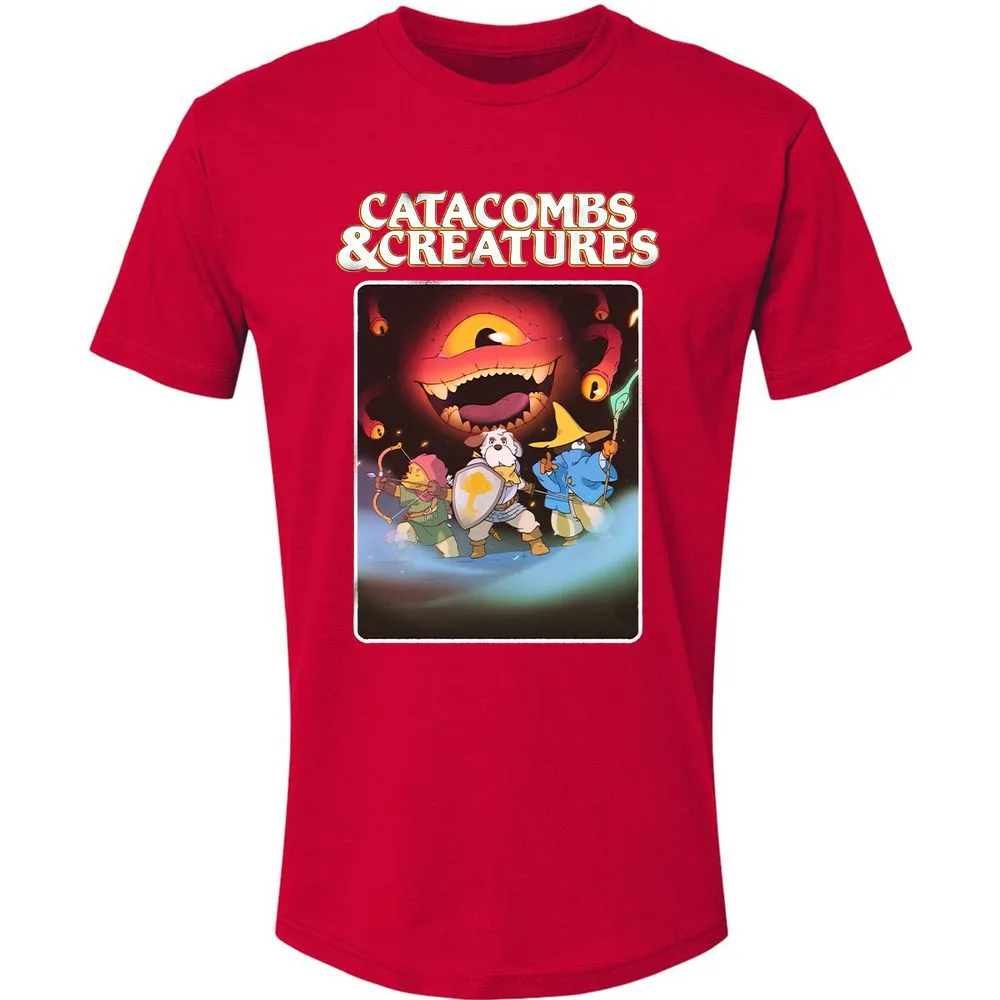 Catacombs & Creatures Premium Unisex T-Shirt - Red - 6