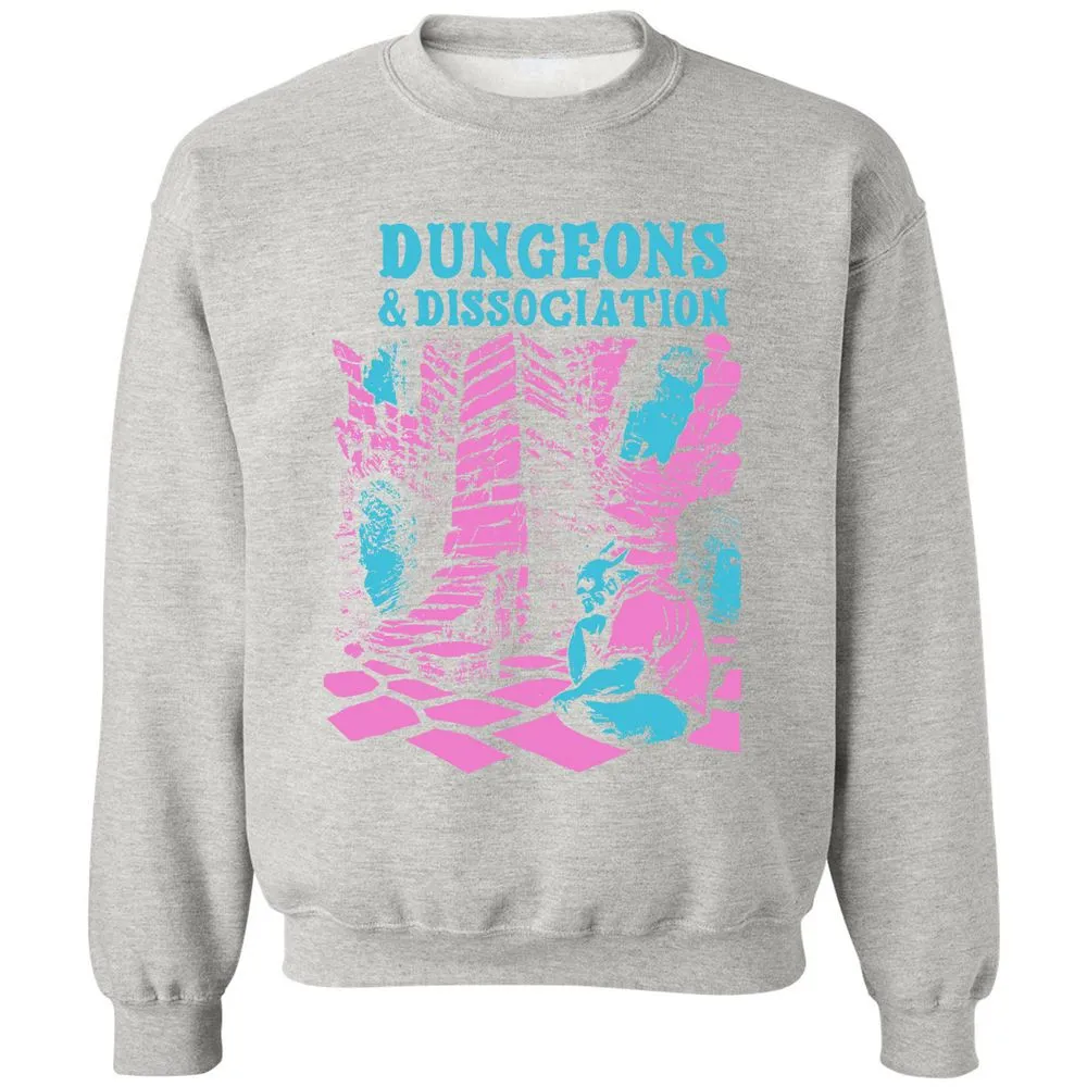 Dungeons And Dissociation Classic Unisex Sweatshirt - Ash - 8
