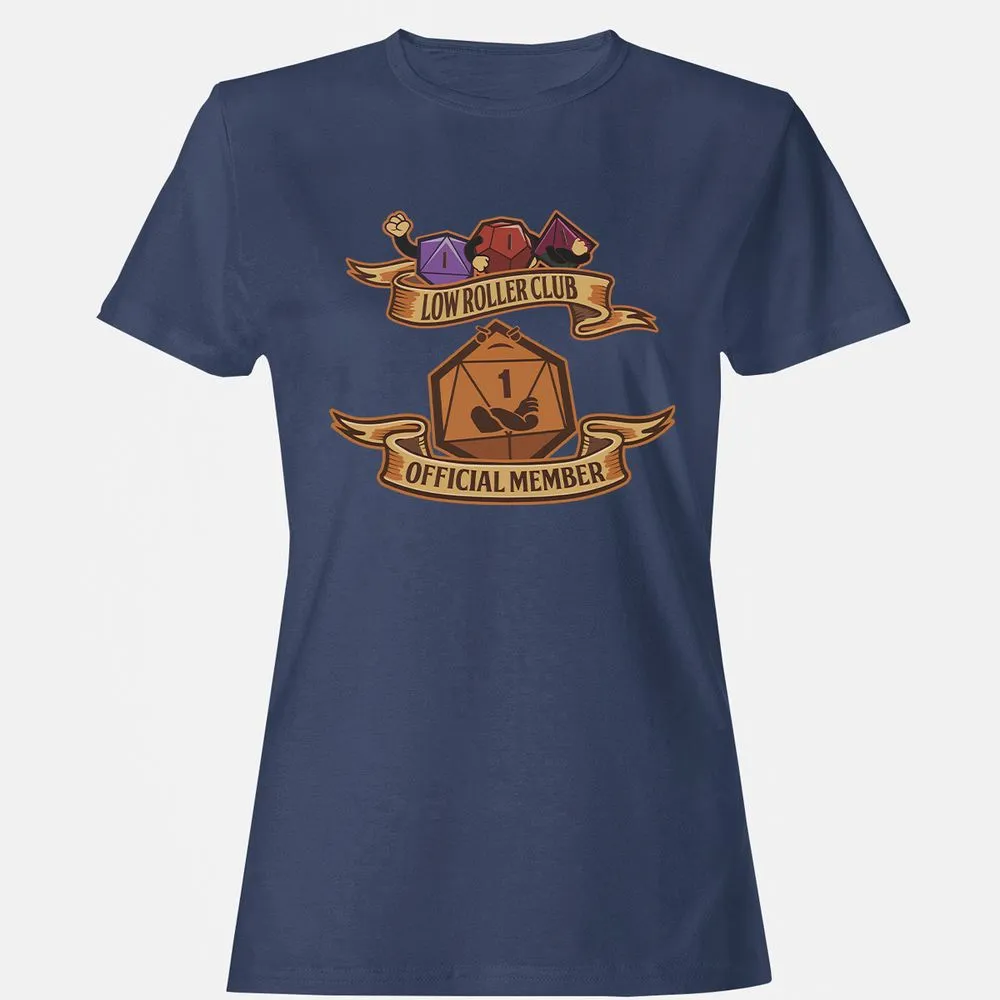 Low Roller Club Women's T-Shirt - Navy - 10