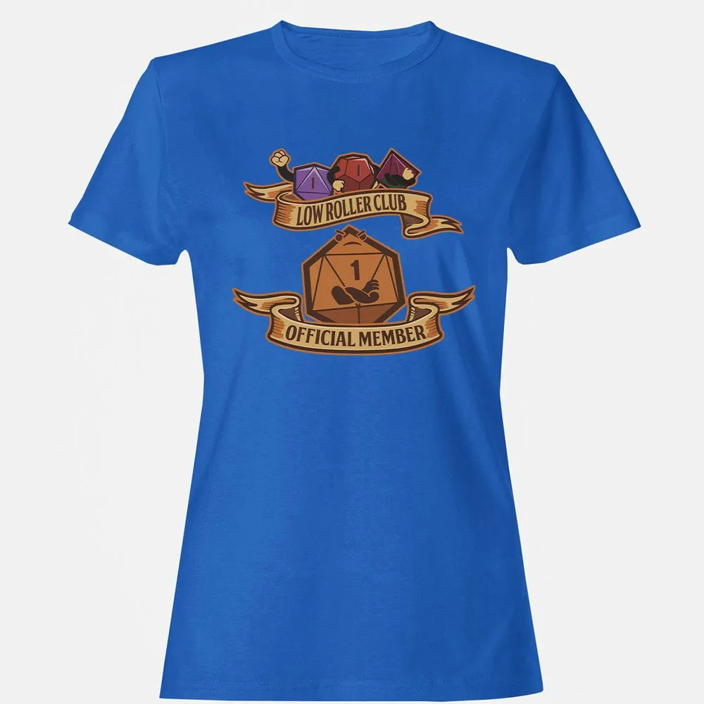 Low Roller Club Women's T-Shirt - Royal - 14