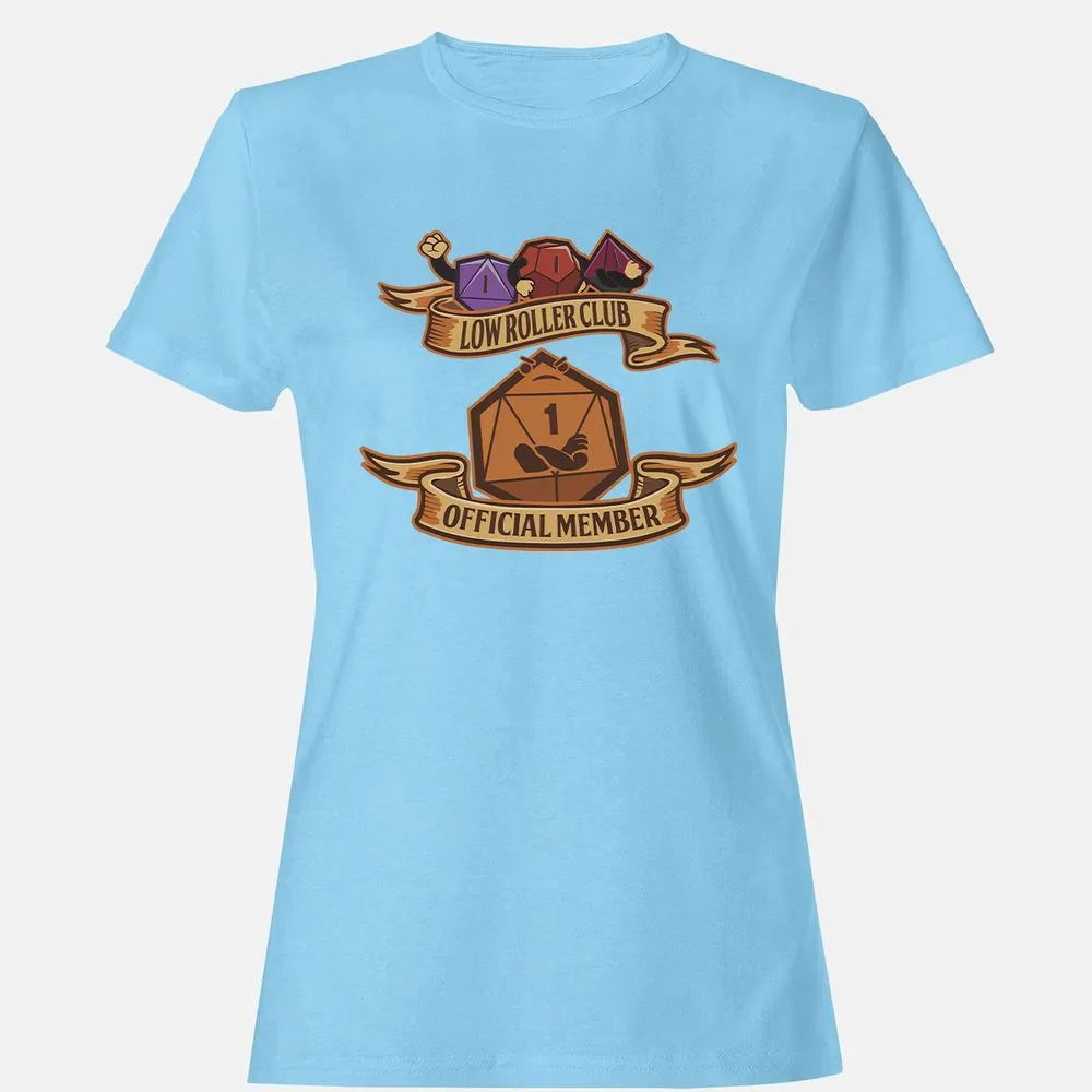 Low Roller Club Women's T-Shirt - Light Blue - 8