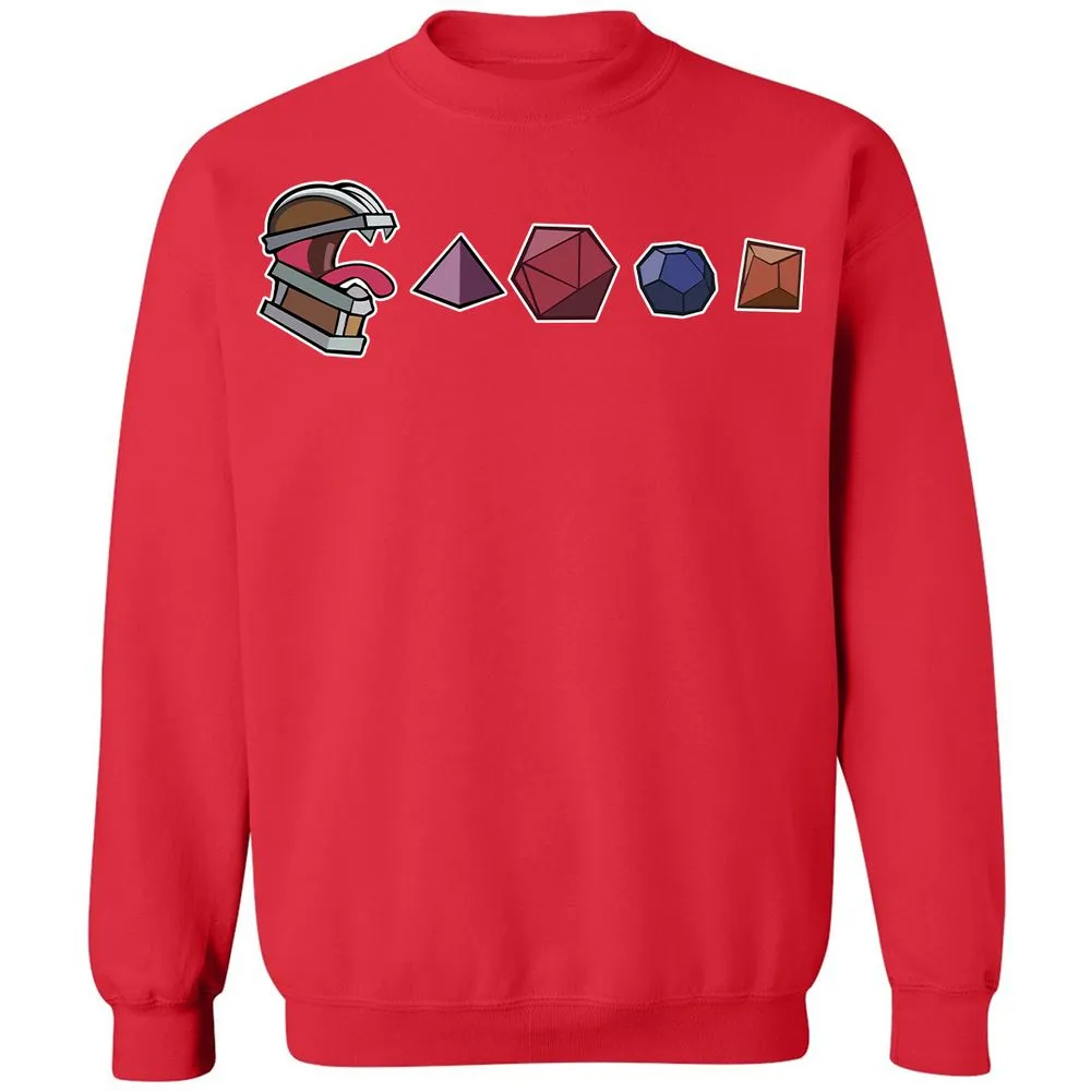 Mimic And Dices Classic Unisex Sweatshirt - Red - 5