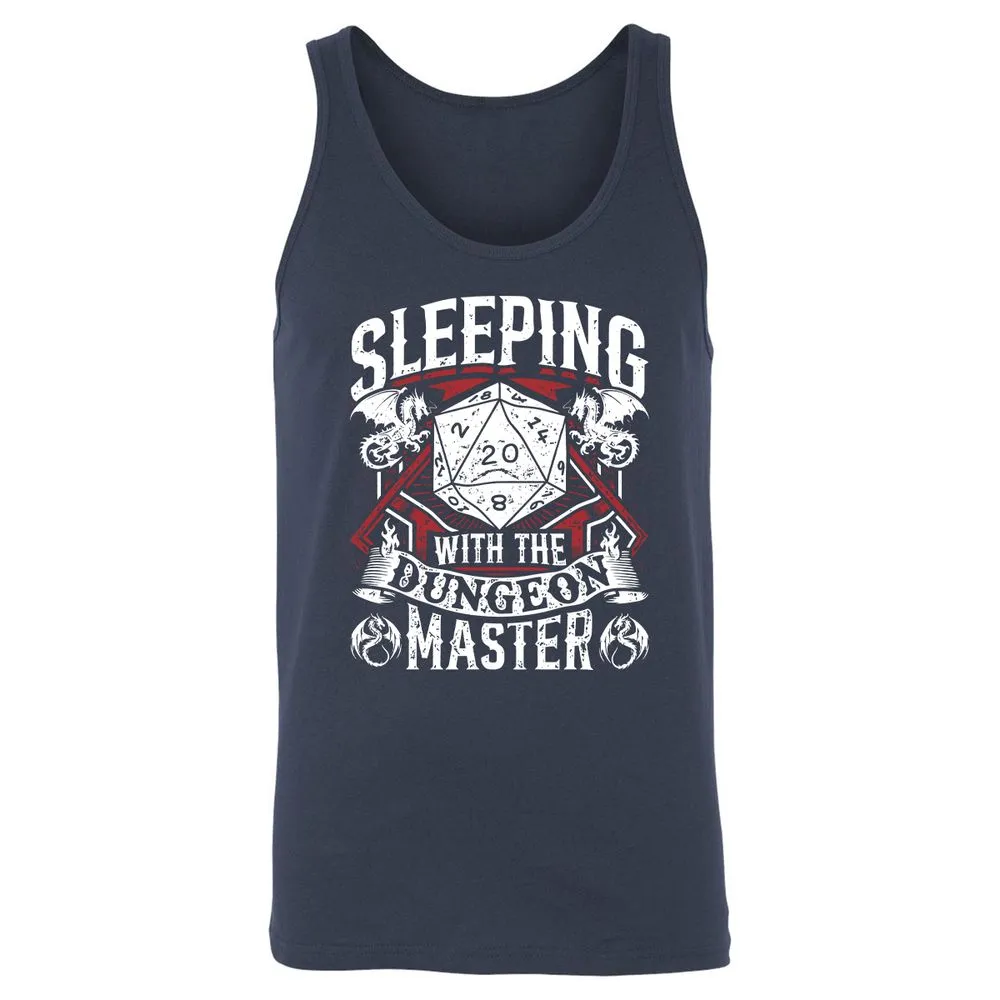 Sleeping With The DM Unisex Jersey Tank - Navy - 2